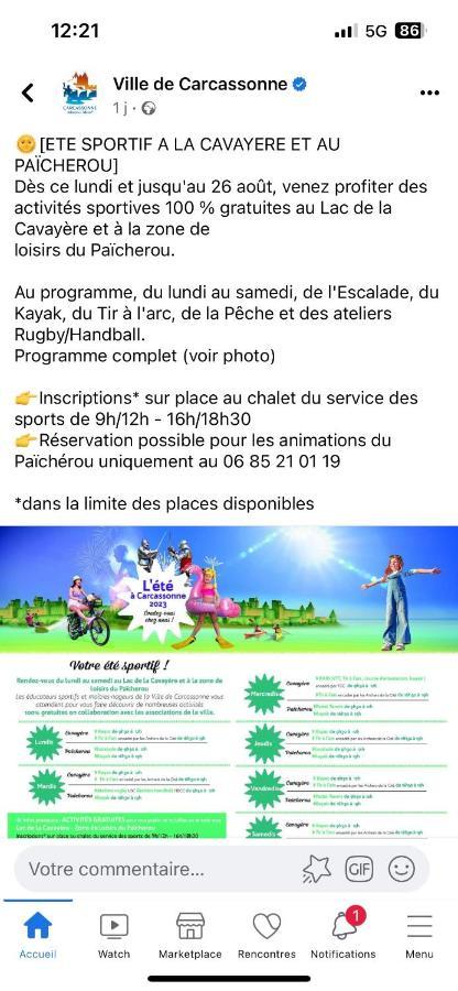 Carcassonne Aigle D Or 아파트 외부 사진